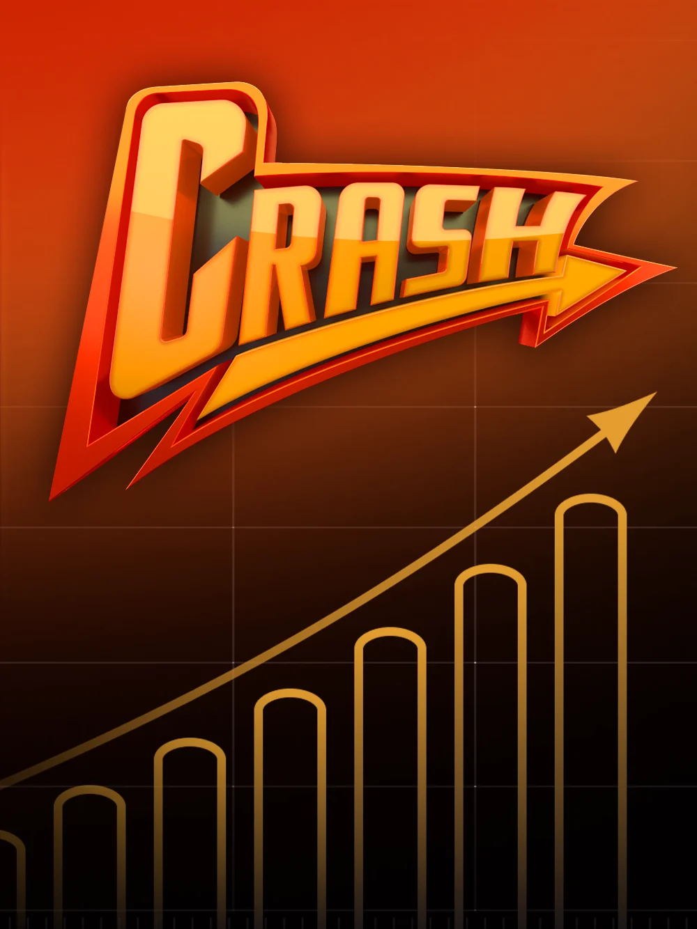 Juego tipo crash con interfaz dinámica y foco en multiplicadores.